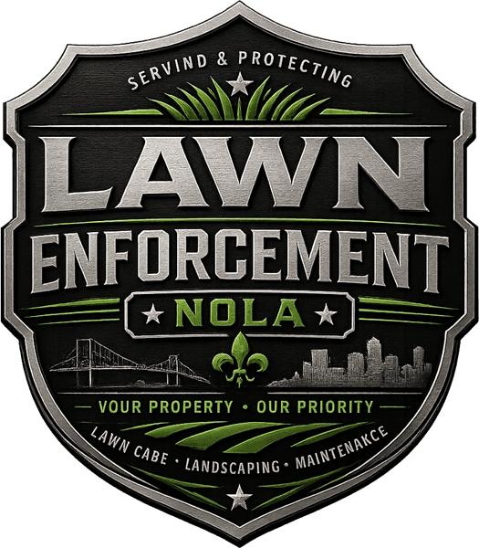 Lawn Enforcement NOLA badge